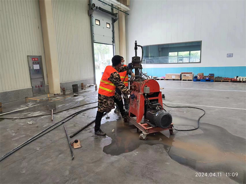 丰顺厂房地面下沉塌陷注浆加固施工